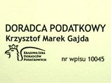 Doradca Podatkowy Krzysztof Marek Gajda